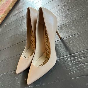 Sam Edelman Hazel  soft beige heels leather size 8.5
